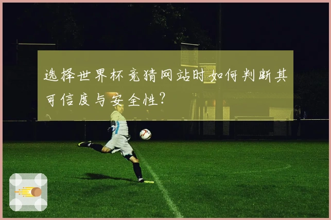 选择世界杯竞猜网站时如何判断其可信度与安全性？